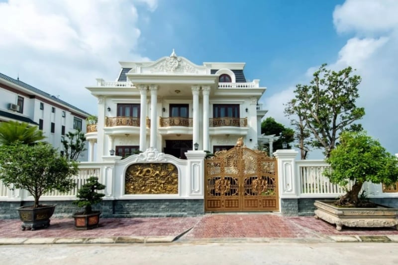 Thiết kế và thi công trọn gói công trình biệt thự hiện đại, tân cổ điển