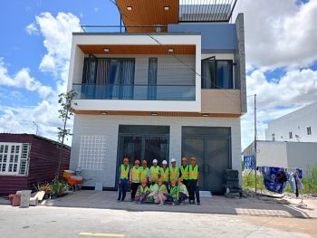 Đội ngũ Bách Gia Phát hoàn thành và bàn giao nhà cho khách